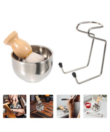 Lurrose Multi-Use Shave Brush Set | Men's Shaving Kit with Organizer | Beard & Hair Brush | Portable Wooden Brush - Buy Online on GoSupps.com