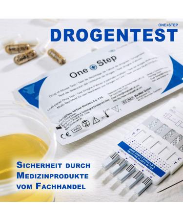 5 x One+Step Multi Drug Test - Detect 5 Drugs in One Test | Accurate & Reliable Drug Testing Solutions - Buy Online on GoSupps.com