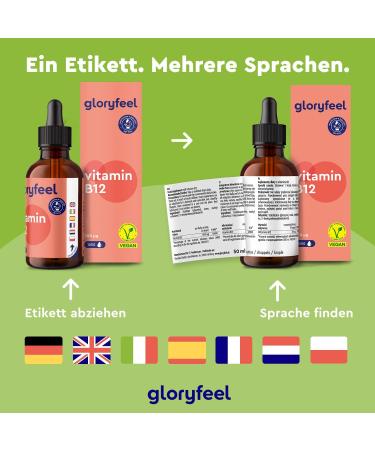 Buy Vitamin B12 500 g Drops - 1250 Doses - High-Dose Methyl & Adenosylcobalamin - Alcohol-Free & Vegan - Laboratory Tested in Germany - Highly Bioavailable - Buy Online on GoSupps.com