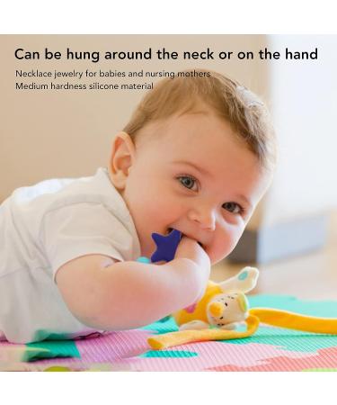 Silicone Baby Teething Necklace & Bracelet Set - Chewy Teether Toy for Infants & Toddlers - Buy Online on GoSupps.com