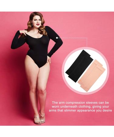 8 Pairs Arm Shapers Set - Women's Upper Arm Compression Sleeve Set with Cooling Technology and Thumb Hole - Slimming Arm Warps for Sun Protection - Buy Online on GoSupps.com