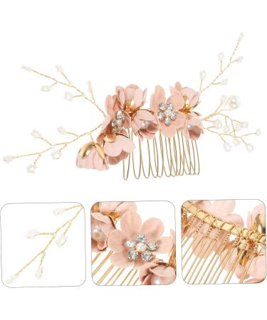 Gogogmee Flower Hair Comb Hair Comb Wedding Side Hair Comb Hanfu Hair Accessories Hair Comb for Women Accessories Aesthetic Hair Accessories Rhinestone Hair Comb Rhinestone Hair Accessories - Buy Online on GoSupps.com