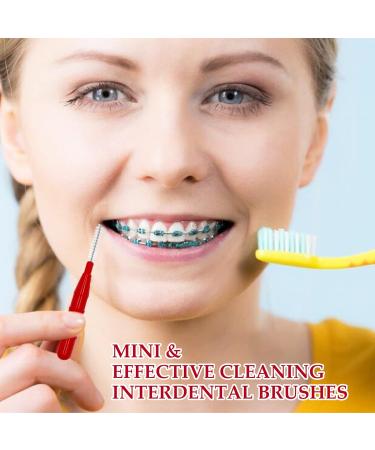 40 Pack Interdental Brushes & Dental Floss Set - Mini Gap Toothbrushes with Storage Box - Reusable Oral Care in 8 Colors - Buy Online on GoSupps.com