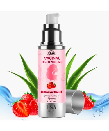 Vaginal Tightening Balm Coochie Tightener Improves Women's Vagina Health Fast-Acting Tightener Increases Intimate Sensitivity Coochie Tighter Easy to Apply 1 fl oz Strawberry