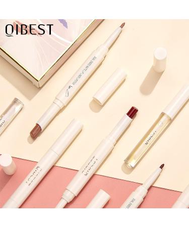 Skynest 8Pcs Matte Lipstick and Lip Liner Pens + 2Pcs Lip Oil Set - Waterproof, High Pigmented Lip Gloss Makeup Gift Set - Buy Online on GoSupps.com