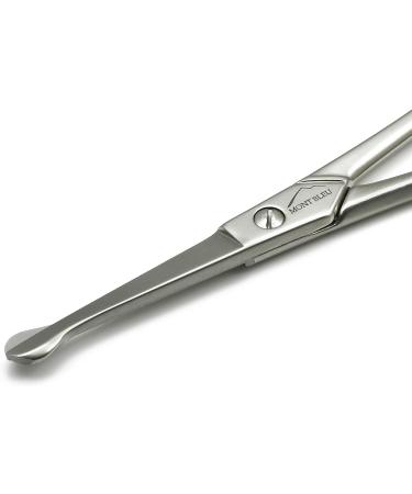 Mont Bleu Ear & Nose Hair Scissors Straight Blades Carbon Steel Made in Italy Straight 4 cm/4" - Buy Online on GoSupps.com