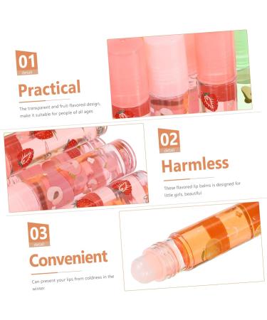 8 Pi ces Lot de Soin L vres Incolore Hydratant Saveur Fruit e Gloss Transparent Hydratant et Portable Soin L vres L ger et Protecteur pour Hiver Couleur Al atoire - Buy Online on GoSupps.com