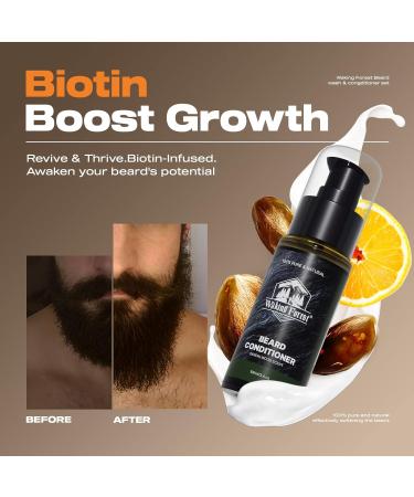 Waking Forest Beard Wash & Conditioner Set | Hydrate & Soften | Natural Argan | Fuller-Looking Beard Care for Men - Buy Online on GoSupps.com