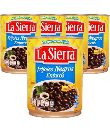 La Sierra Black Whole Beans 560g (Pack 5) / Mexican Canned Black Beans Tinned Vegetables Black Beans Frijoles - Buy Online on GoSupps.com