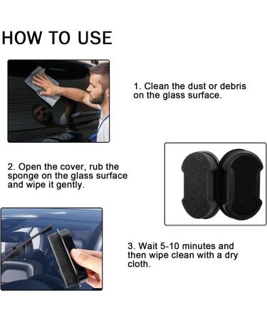 YZYDF Car Cleaner Cushions Sponges Strengthing Coating Brightening Pad Car Glass Tool Household Detailing Cleaner Auto - Buy Online on GoSupps.com