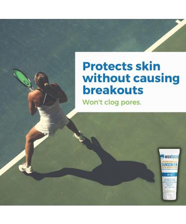 Waxhead Zinc Oxide Sunscreen - Biodegradable Zinc Sunscreen for Sensitive Skin - EWG Rated 1 (4 oz) - Buy Online on GoSupps.com