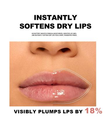 YU KUI LX Lip Balm Click Slick Honey Melting Lip Glow Oil Moisturizing and Long-lasting Lip Plumper Non Sticky Lipstick with Coconut Oil (05 Strawberry) - Buy Online on GoSupps.com