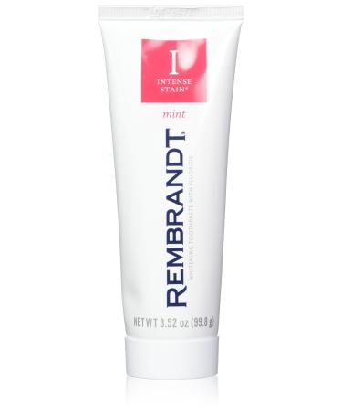 Rembrandt Intense Stain Toothpaste  Mint  3 Ounce Toothpaste 3.52 Ounce (Pack of 1)
