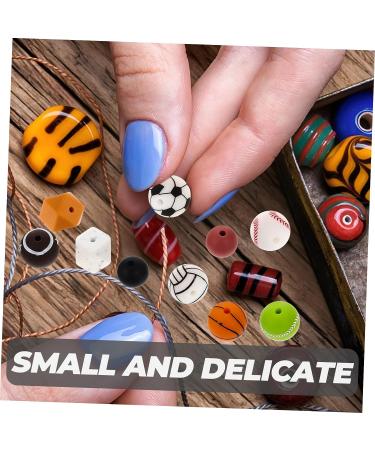COHEALI Silicone Bead Kit - 880 Pcs Bulk Beads for DIY Keychains, Necklaces, and Teether - Baseball and Softball Design - Round Circle Shape - 1.5CM Size - 5pcs - Buy Online on GoSupps.com