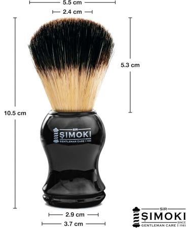 Sir Simoki Vegan Razor Brush - Soft Skin-Friendly Bristles | Sustainable & Durable Beard Care - Buy Online on GoSupps.com