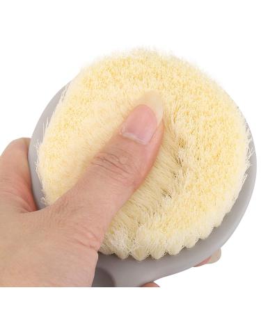 2-Pack Gray Long Handle Back Scrubber for Shower - Bath Brush for Massage and Improved Blood Circulation - Buy Online on GoSupps.com