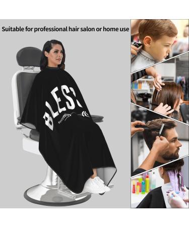 Shop 66x55 Blessed Christian Barber Cape | Cool Jesus Gifts for Men & Women - Large Hair Cutting Cape - Buy Online on GoSupps.com