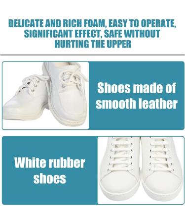 Foamzone 150 Shoe Cleaner and Conditioner Kit 100ML White Shoe Cleaner Whitener Stain Remover Foam Zone 150 Shoe Cleaner with Brush Fz150 Shoe Cleaner for Canvas Shoes Shell Shoes Sneakers 2pcs - Buy Online on GoSupps.com