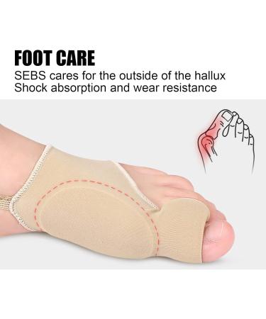 2 Pairs Hallux Valgus Corrector - Orthopedic Bunion Relief & Big Toe Separator Sleeves | Elastic Top Band & Bunion Shoe Inserts - Buy Online on GoSupps.com