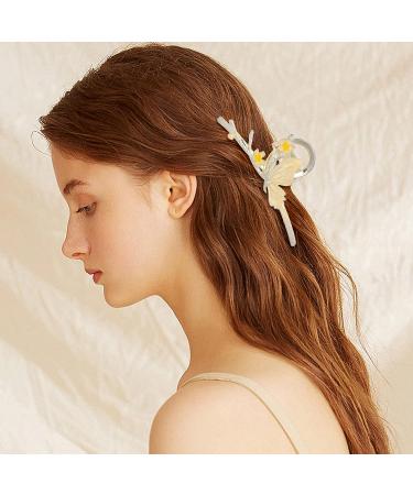 WHAVEL 6 Pcs Butterfly Flower Claw Clip Cute & Strong Metal Hair Clips for Women - Buy Online on GoSupps.com