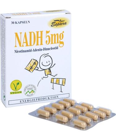 Espara NADH 5 mg Kapseln 30 pcs Capsules - Buy Online on GoSupps.com