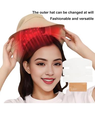 Bonnet De Croissance Des Cheveux - 70 Led Bonnet De Croissance Des Cheveux Double Longueur D'Onde Lumi Re Rouge Et Bleue 4 Modes Massage Du Cuir Chevelu Par Vibration Contr Le De L'Huile - Buy Online on GoSupps.com