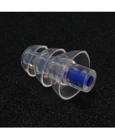 Lanyazet 27Db Silicone Earbud Musician Filter Earplugs Noise Reduction Cancelling Hearing Protection Earbud Reusable Sleep Care for Dj(Blue) - Buy Online on GoSupps.com