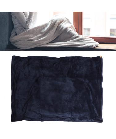 Heating Blanket Flannel Material Soft Comfortable Warm Electric Throw Blanket for Relaxed Sleeping at Home (Blue)