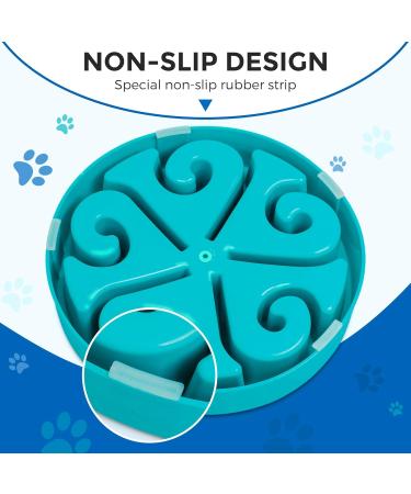 Euroca Feeder Slow Dog Bowl Slow Feeders Bowls Dish for Medium & Large Dogs Maze Interactive Puzzle Bowls Prevents Canine Obesity & Bloat Anti-Choking Dog Bowl (Blue Large) Large Blue - Buy Online on GoSupps.com