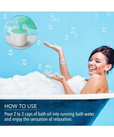 Relaxing Bathing Foam with Essential Peppermint Oil 1000ml | Wellness Aromatherapy & Spa Experience for Good Sleep and Body Care - Buy Online on GoSupps.com