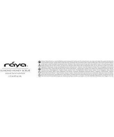 RAYA Almond Honey Facial Scrub | Natural Exfoliating Scrub for Glowing Skin | Polishes & Softens Non-Blemished Complexion - Shop Internationally - Buy Online on GoSupps.com