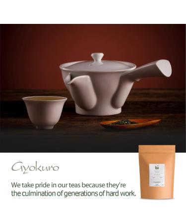 Gyokuro Green Tea From Japan - Famous Japanese Unami Tea - Jade Dew Loose Leaf Tea 40g - Buy Online on GoSupps.com