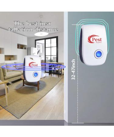 Ultrasound Pest Control 6-Pack | Plug-In Electronic Repeller for Insects Mosquitoes Mice & Cockroaches | International Shipping Available - Buy Online on GoSupps.com