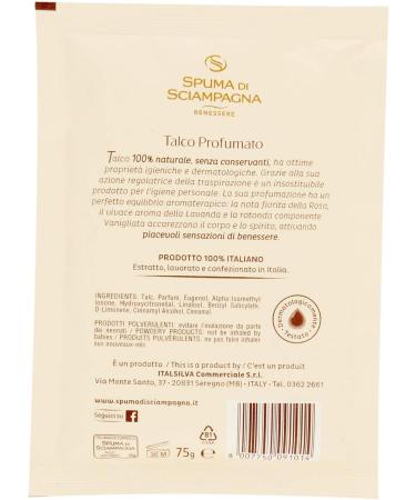 Spuma di Sciampagna Talc parfum 10 pochettes de 75 g 750 g  - Buy Online on GoSupps.com