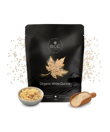 Organic White Quinoa Non-GMO Gluten-Free High-Protein Superfood for Healthy Meals (225 Grams) 225 Grams