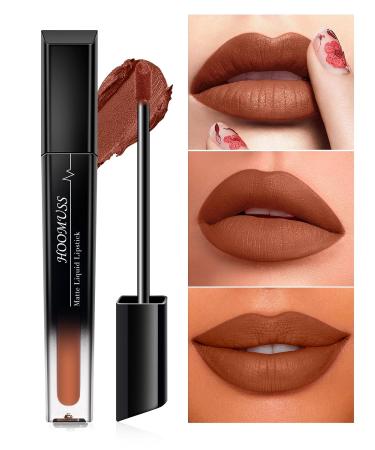 HOOMUSS Nude Matte Liquid Lipstick - Sandy Storm | Long Lasting, Smudgeproof & Waterproof | Vegan & Clean Formula - Buy Online on GoSupps.com