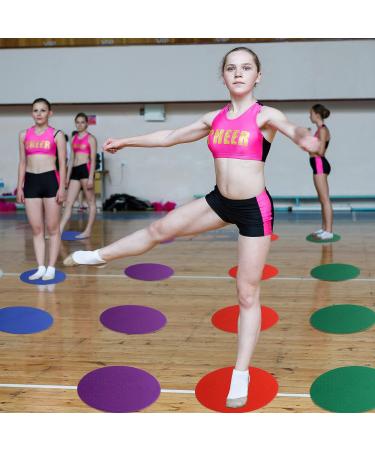 60 Pcs 9-inch Non-Slip Poly Vinyl Spot Markers for Soccer, Football, Basketball - Agility Training Cones for Gym, Dance, Classroom Org - Buy Online on GoSupps.com