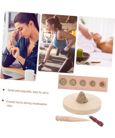 Healvian Aita Form Wood Mold Set for Moxa DIY | Wood Wormwood Stick Mold Tools - Buy Online on GoSupps.com