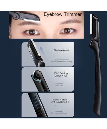 Buy 4-Part Eyebrow Set - Stainless Steel Eyebrow Brush Comb & Eyelash Separator - International Shipping Available - Buy Online on GoSupps.com