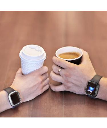 Sparkling Diamond Bling Watch Case for iWatch Series 6/5/4/SE - 8 Colors (44mm) - Buy Online on GoSupps.com