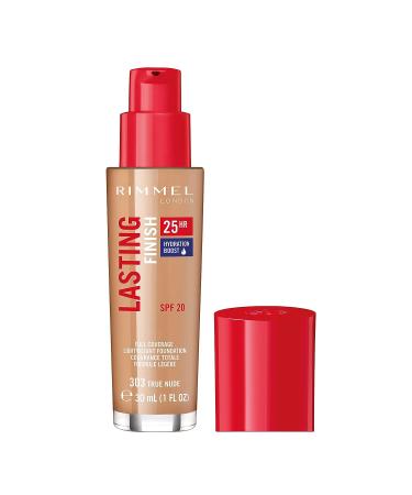 CoverGirl Lasting Finish 25Hr Full Coverage Foundation SPF 20 - 303 True Nude 1 oz - Buy Online on GoSupps.com
