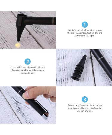 FOMIYES Ear Otoscope Set - Clinical Diagnostic Medical Magnifying Glass & Flashlight for Ear Inspection & Care - International Shipping Available - Buy Online on GoSupps.com