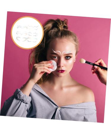 Healeved 6pcs Iridescent Eyeliner Face Decals Eye Liner Eye Stickers Eyeshadow Face Stickers Transfer Glue - Buy Online on GoSupps.com