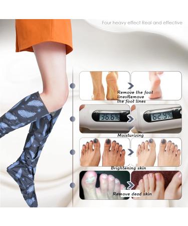 Foot Peeling Mask - Effective Treatment for Cracked Heels Dry Skin & Calluses | 1 Pair for Smooth Soft Feet - Buy Online on GoSupps.com