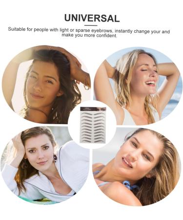 Gogogmee 9 Sheets Waterproof Eyebrow Stickers Eyebrow Stencils Imitation Eyebrow Cosmetic 6d Eyebrow Trimming - Buy Online on GoSupps.com