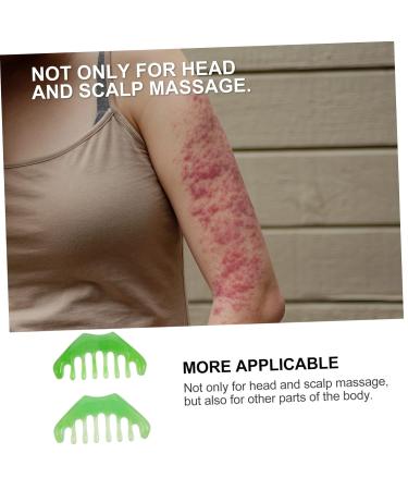 Fomiyes 4-Piece Massage Comb Set | Stimulate Circulation with Eight Teeth Design Ideal for All Hair Types - Buy Online on GoSupps.com