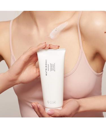 Nutridome - Flaxseed oil body cream 200ml - Body lotion for dry skin intense hydration and skin soothing regenerating repairing cream for women moisturizer - Buy Online on GoSupps.com