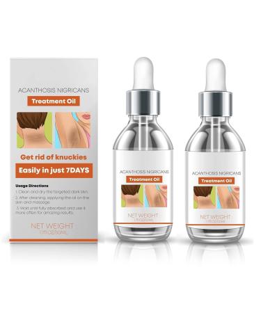 RUCRAK 2 pcs Acanthosis Nigricans Therapy Oil Dark Spot Corrector Oil Remover Lighten Body Black Skin Permanent Whitening