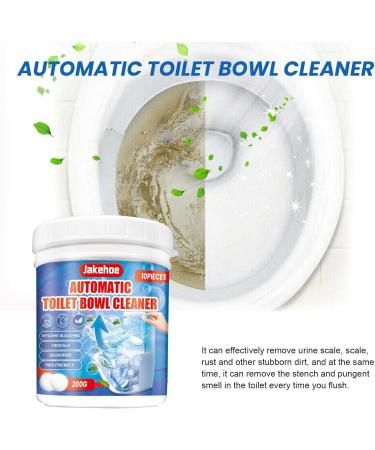 Automatic Toilet Bowl Cleaner Tablets 200g Toilet Bowl Cleaner Tablets for Deodorizing & Descaling Toilet Fresh Tablets Bathroom Toilet Tank Cleaner Long-Lasting Bleach Tablets (3PC) - Buy Online on GoSupps.com