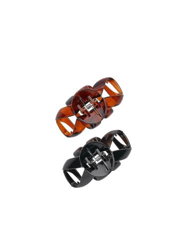 Goody Classics Large Spider Claw Hair Clip 2 Count, Black & Tortoise - Pack of 1 - Buy Online on GoSupps.com